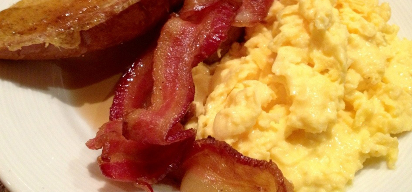 Scrambled egg and Bacon